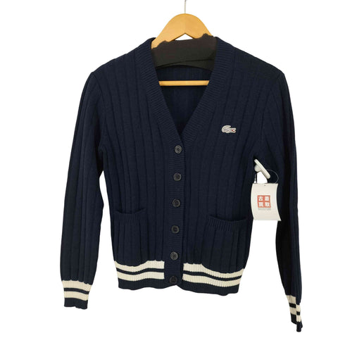 シュミーズラコステ CHEMISE LACOSTE ワニパッチ カーディガン レディース FR:38
