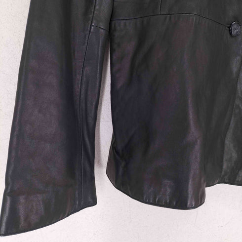 バナナリパブリック BANANA REPUBLIC 90~00S ボタンレザージャケット レディース JPN:XS