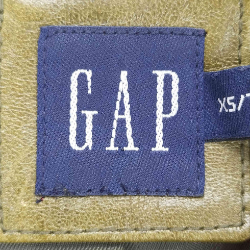 ギャップ Gap 00S OLD レザーテーラードジャケット レディース JPN:XS