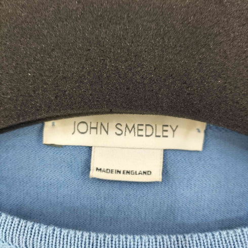 ジョンスメドレー JOHN SMEDLEY イングランド製 メリノウール ハイゲージ クルーネックニット レディース import:S