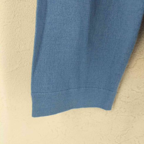 ジョンスメドレー JOHN SMEDLEY イングランド製 メリノウール ハイゲージ クルーネックニット レディース import:S