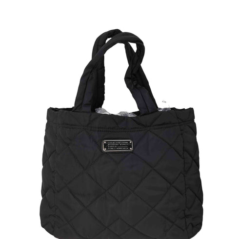 マークバイマークジェイコブス Marc by Marc Jacobs ブランドロゴプレート付き キルティングトートバッグ レディース