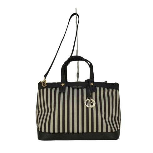 Henri Bendel ストライプ 2way トート ショルダーバッグ レディース