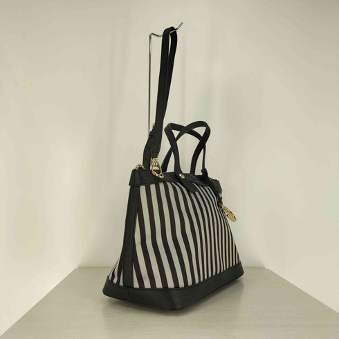 Henri Bendel ストライプ 2way トート ショルダーバッグ レディース