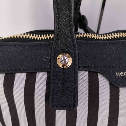 Henri Bendel ストライプ 2way トート ショルダーバッグ レディース