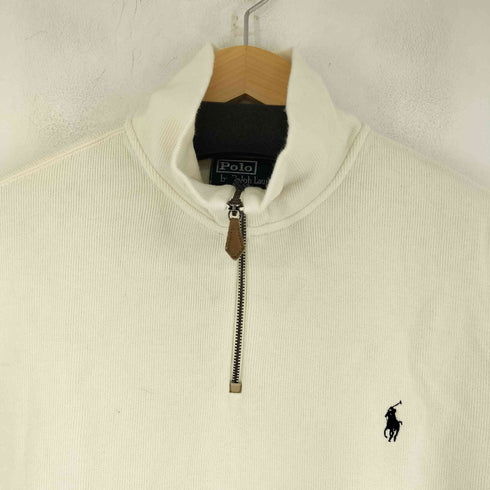 ポロラルフローレン POLO RALPH LAUREN ワンポイントハーフジップスウェット ポニー刺繍 メンズ JPN:XL