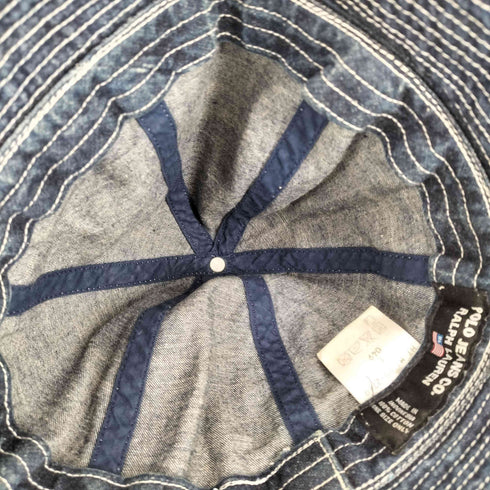 ポロジーンズカンパニーラルフローレン POLO JEANS COMPANY RALPH LAUREN デニムバケットハット メンズ FREE