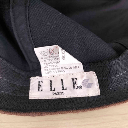 エル ELLE 80S ロゴ刺繍ウールキャップ メンズ FREE