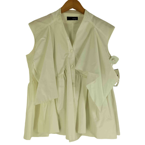 スタイリング styling 23AW ノット シャツブラウス ノースリーブ ギャザー ペプラム レディース ONE SIZE