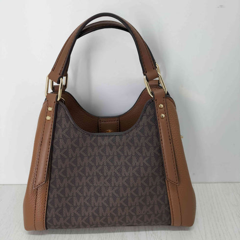 マイケルコース Michael Kors アロスモールトリプルコンパートメント モノグラム レザーハンドバッグ レディース