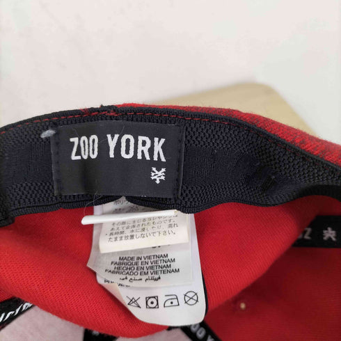 ズーヨーク ZOO YORK FLEX FIT ロゴ刺繍キャップ メンズ FREE