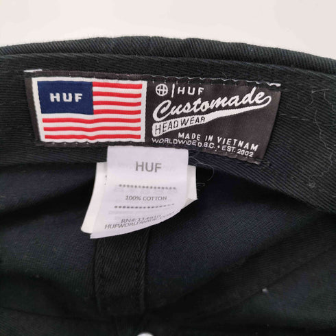 ハフ HUF ロゴ刺繍6パネルキャップ メンズ