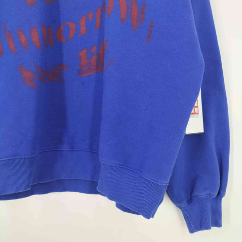 SLOW ACID プリント クルーネックスウェット メンズ import:S