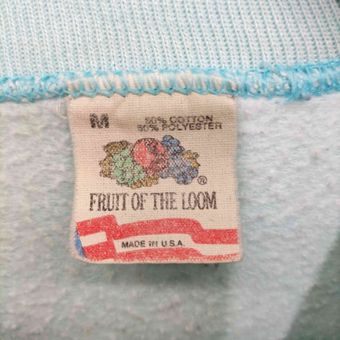 フルーツオブザルーム FRUIT OF THE LOOM 80-90S USA製プリント ラグラン L/S プルオーバー スウェット レディース import:M