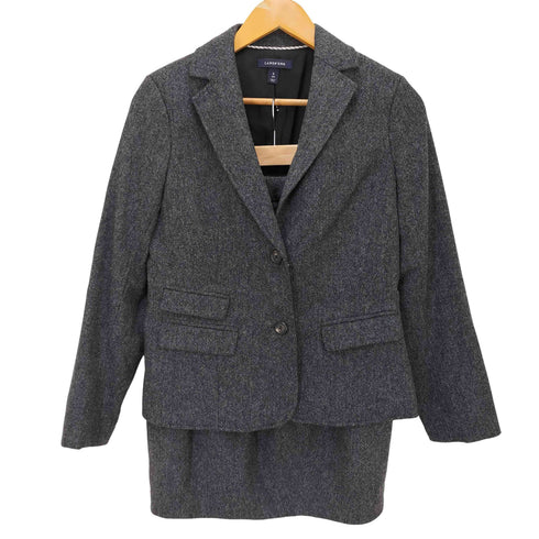 ランズエンド LANDS END ウールテーラードセットアップ レディース 9