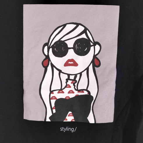 スタイリング styling DAICHI MIURA JosieプリントTシャツ レディース ONE SIZE