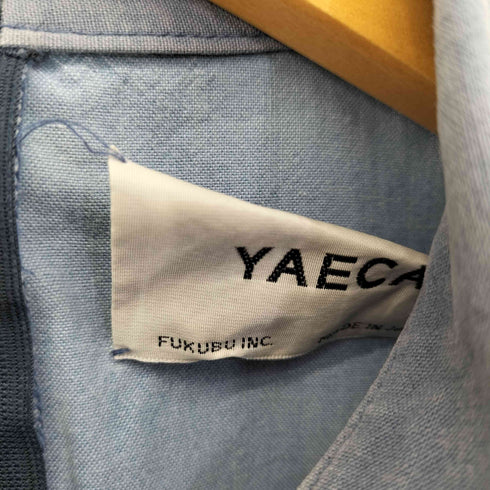 ヤエカ YAECA バックジップ デザイン L/S ブラウス レディース