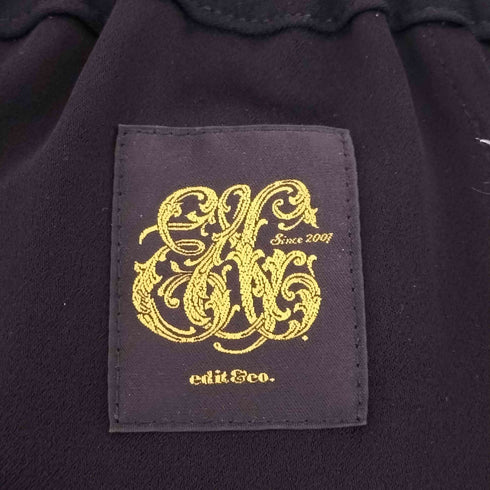 edit & co. -dm-4002 Satin Georgette Drawstring Pants レディース JPN:1
