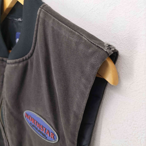 POLARIS MADE IN USA ダック地 内キルティングベスト メンズ