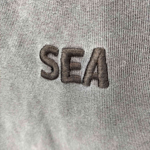 ウィンダンシー WIND AND SEA SEA PIGMENT TEE ロゴ刺繍S/S Tシャツ ピグメント メンズ JPN:L