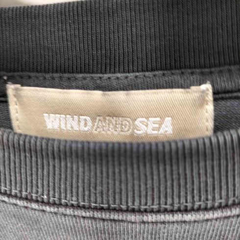ウィンダンシー WIND AND SEA SEA PIGMENT TEE ロゴ刺繍S/S Tシャツ ピグメント メンズ JPN:L