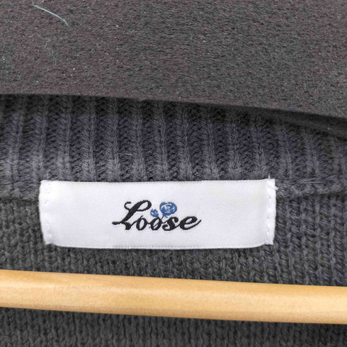 ルース Loose ボリュームスリーブオーバーニットカーディガン メンズ JPN:S