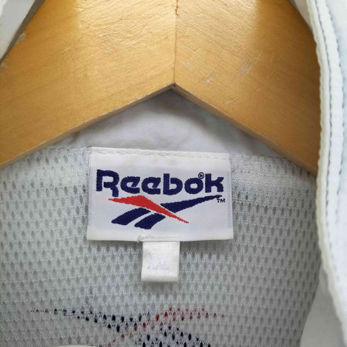 リーボック Reebok 90S 刺繍タグ ハイネックナイロンジャケット メンズ XXL