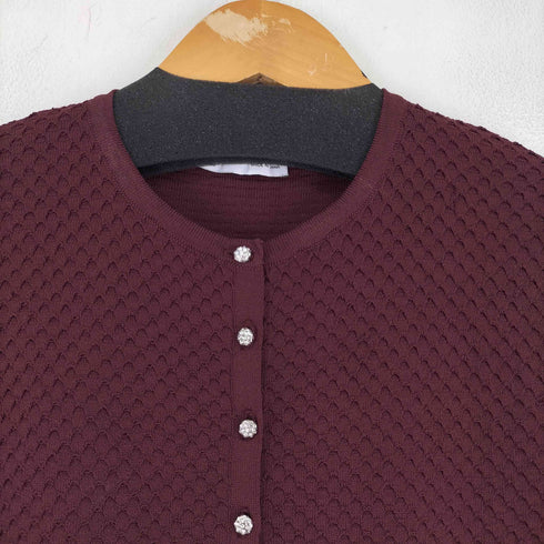 ザラ ZARA ビジューボタンカーディガン レディース JPN:M