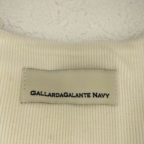ガリャルダガランテネイビー GALLARDAGALANTE NAVY スクエアネックリブカットソー レディース JPN:S