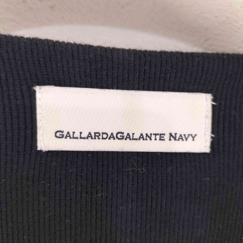 ガリャルダガランテネイビー GALLARDAGALANTE NAVY スクエアネックカットソーワンピース レディース JPN:S