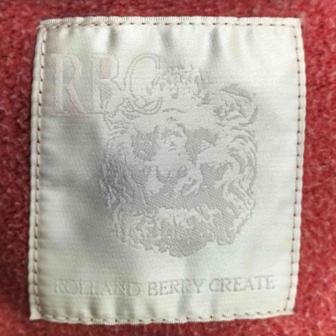 ROLLAND BERRY CREATE パッチ 背面プリント ジップアップパーカー メンズ import:S