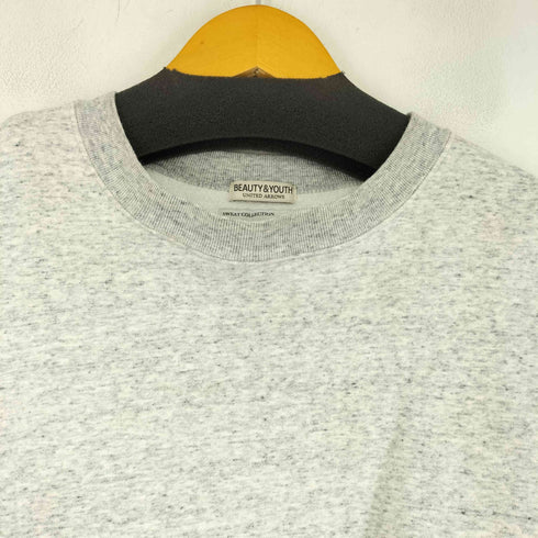 ビューティーアンドユースユナイテッドアローズ BEAUTY & YOUTH UNITED ARROWS ヘザーグレー クルーネック スウェット メンズ JPN:L