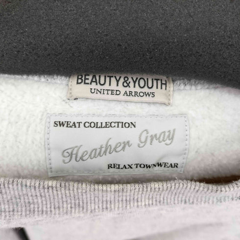 ビューティーアンドユースユナイテッドアローズ BEAUTY & YOUTH UNITED ARROWS ヘザーグレー クルーネック スウェット メンズ JPN:L