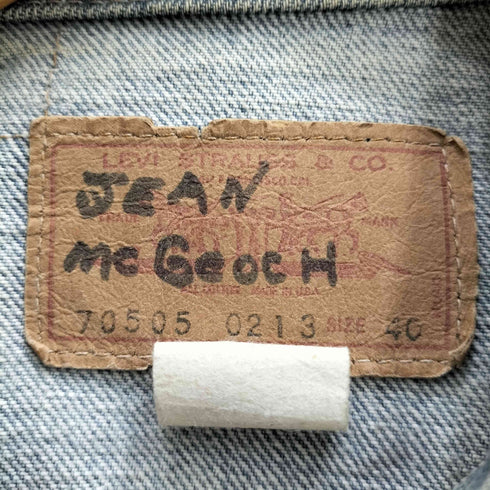 リーバイス Levis 70-80s USA製 70505-0213 ボタン裏52 4th デニム トラッカージャケット メンズ 40