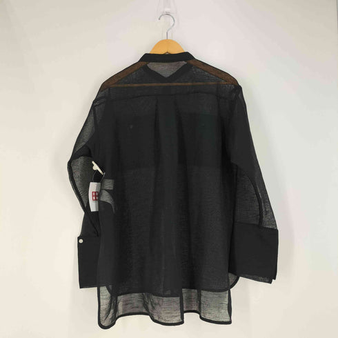 アメリ AMERI MEDI NATURAL LIKE OVER SIZE SHIRT シアーシャツ レディース FREE