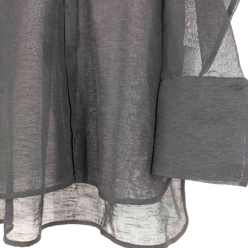 アメリ AMERI MEDI NATURAL LIKE OVER SIZE SHIRT シアーシャツ レディース FREE
