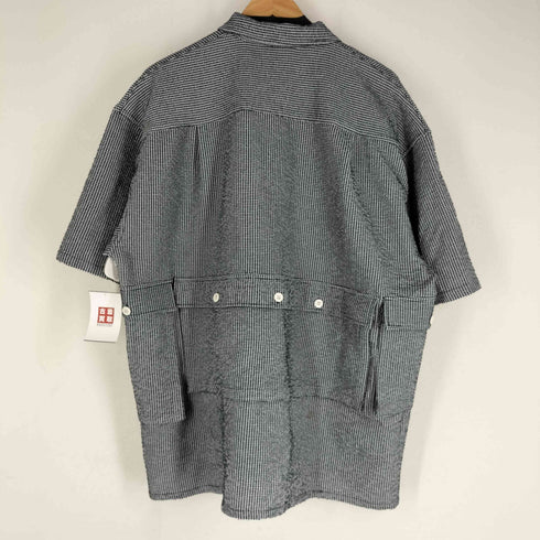 テンボックス 10匣 TENBOX DRUG DEALER SHIRT シアサッカー ギンガムチェック メンズ JPN:L