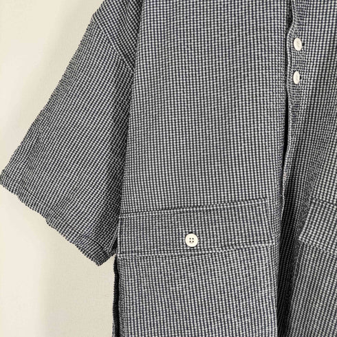 テンボックス 10匣 TENBOX DRUG DEALER SHIRT シアサッカー ギンガムチェック メンズ JPN:L