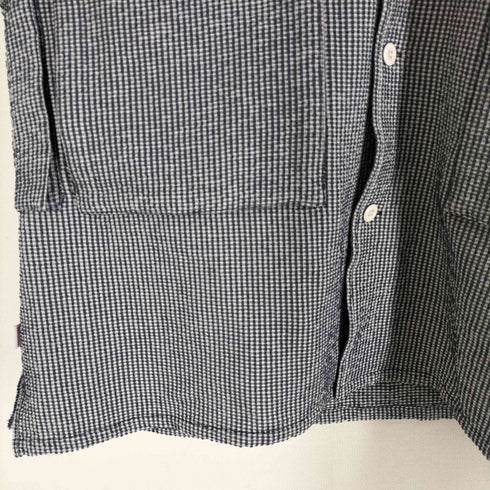 テンボックス 10匣 TENBOX DRUG DEALER SHIRT シアサッカー ギンガムチェック メンズ JPN:L