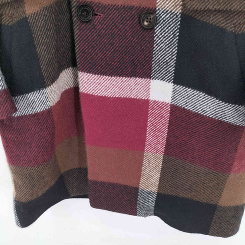 ブラックレーベルクレストブリッジ BLACK LABEL CRESTBRIDGE キルティングフード チェックチェスターコート メンズ JPN:L