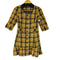 バーバリーブルーレーベル BURBERRY BLUE LABEL ラウンドカラー チェックワンピース レディース 36