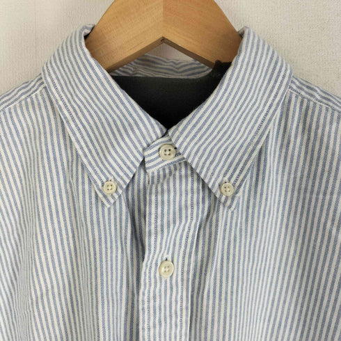 ポロバイラルフローレン Polo by RALPH LAUREN THE BIG SHIRTストライプ柄 ポニー刺繍 BDシャツ オックスフォード メンズ import:M