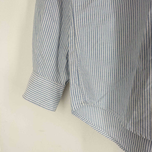 ポロバイラルフローレン Polo by RALPH LAUREN THE BIG SHIRTストライプ柄 ポニー刺繍 BDシャツ オックスフォード メンズ import:M