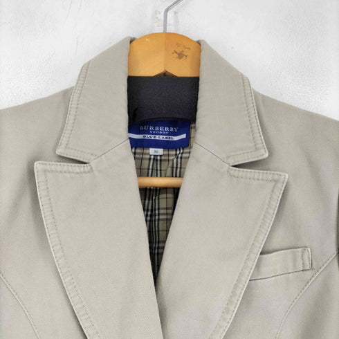 バーバリーブルーレーベル BURBERRY BLUE LABEL 裏地ノヴァチェック テーラードジャケット レディース 38