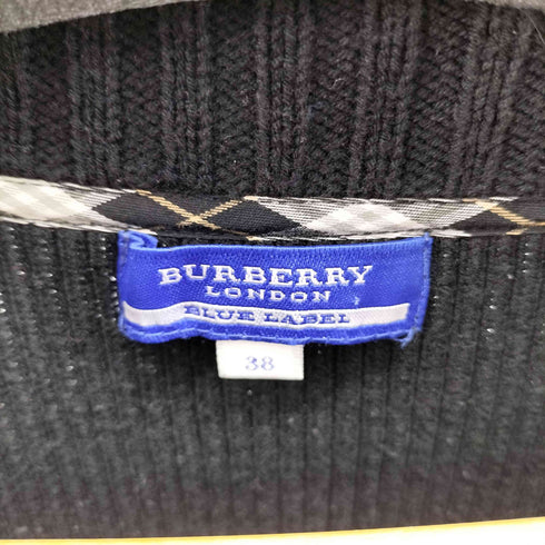 バーバリーブルーレーベル BURBERRY BLUE LABEL アクリル混 ニットワンピース レディース 38