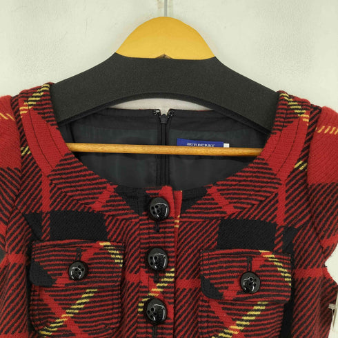 バーバリーブルーレーベル BURBERRY BLUE LABEL タータンチェックワンピース レディース 36