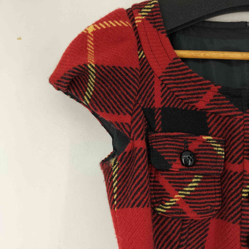 バーバリーブルーレーベル BURBERRY BLUE LABEL タータンチェックワンピース レディース 36