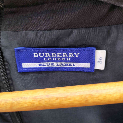 バーバリーブルーレーベル BURBERRY BLUE LABEL タータンチェックワンピース レディース 36
