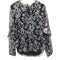 ローレンラルフローレン LAUREN RALPH LAUREN 花柄 シアー フリルブラウス レディース import:M