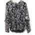 ローレンラルフローレン LAUREN RALPH LAUREN 花柄 シアー フリルブラウス レディース import:M